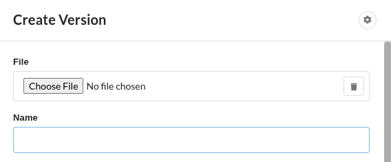 create new version 2