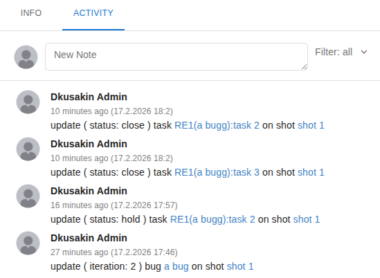 detailed view activity