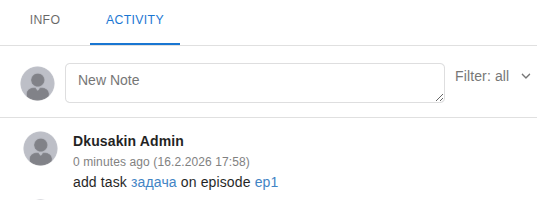 detailed view activity